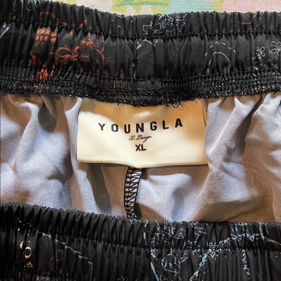 YoungLA | 217 Ugly A** Skull Pants SZ XL Streetwear Athleisure Lounge Spooky - Picture 7 of 9
